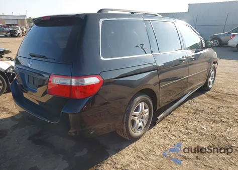 2007 Honda Odyssey Ex-L from USA, damaged, VIN 5FNRL38747B123409